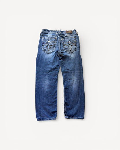 ROCK REVIVAL JEANS W38 L32 #RR22