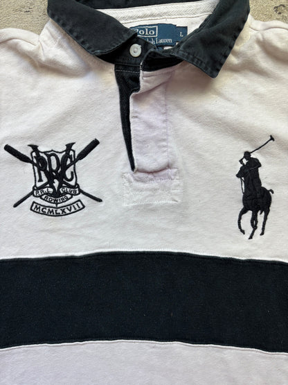 RALPH LAUREN POLO SHIRT WHITE (L)