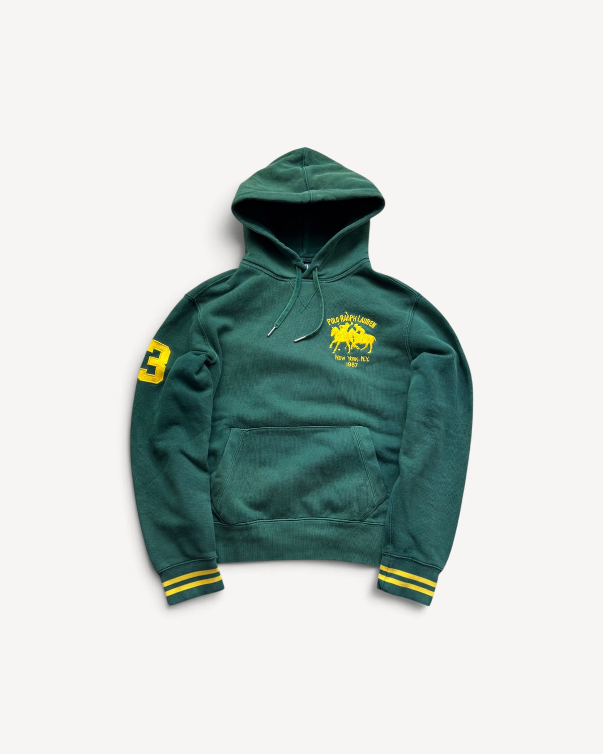 RALPH LAUREN GREEN HOODIE (M)