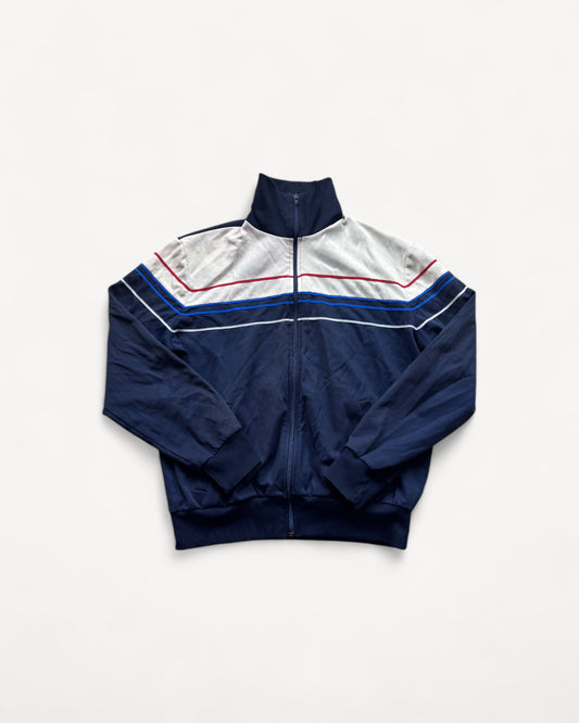 ADIDAS BLUE ZIP UP VEST (M)