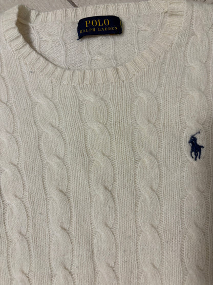 RALPH LAUREN WHITE KNIT (XS)