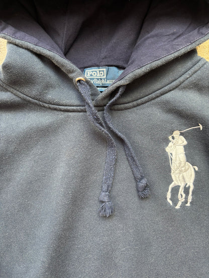 RALPH LAUREN NAVY HOODIE (M)