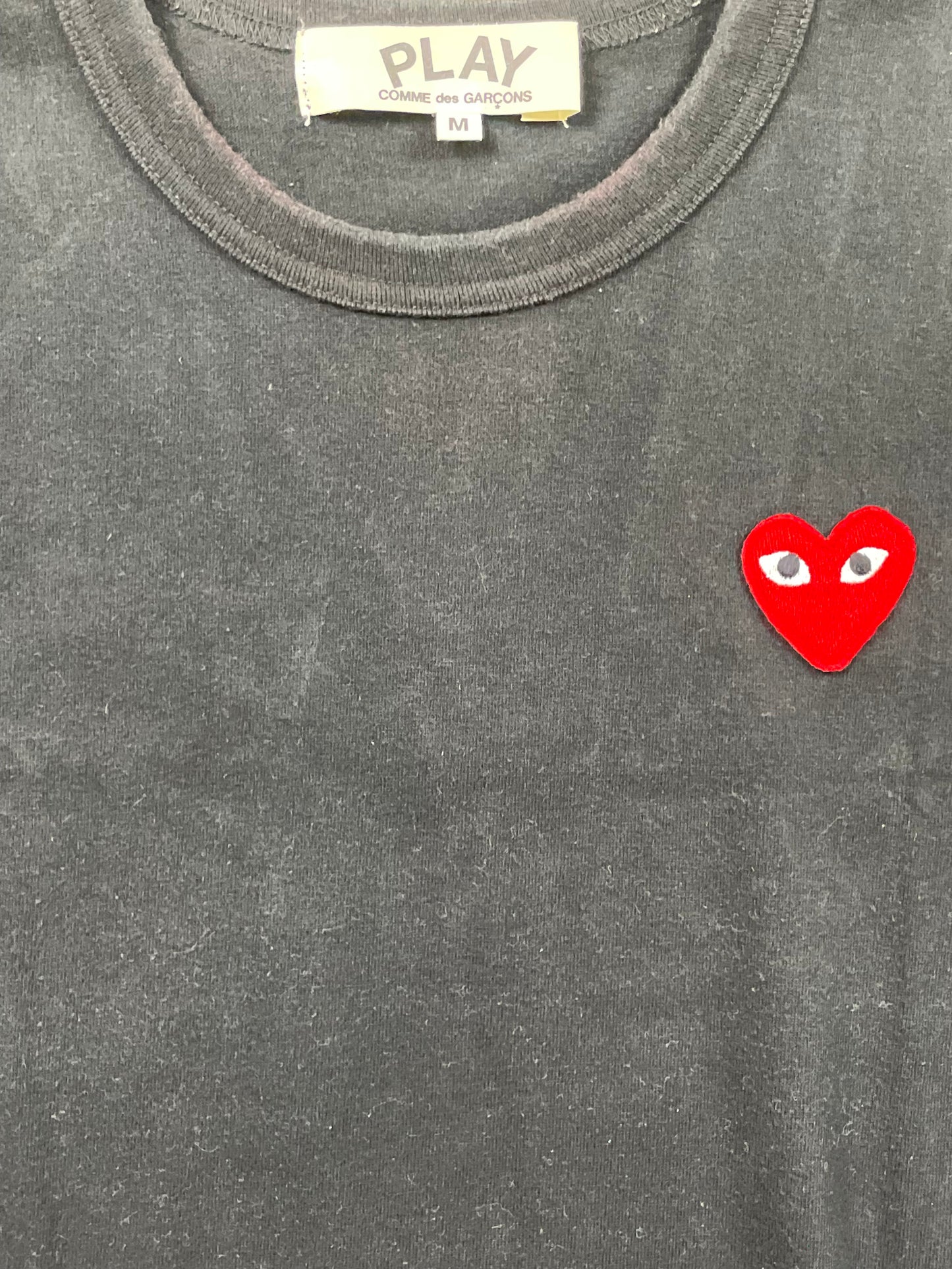 CDG PLAY RED T-SHIRT (S)