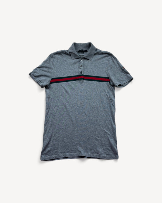 GUCCI GREY POLO SHIRT (M)