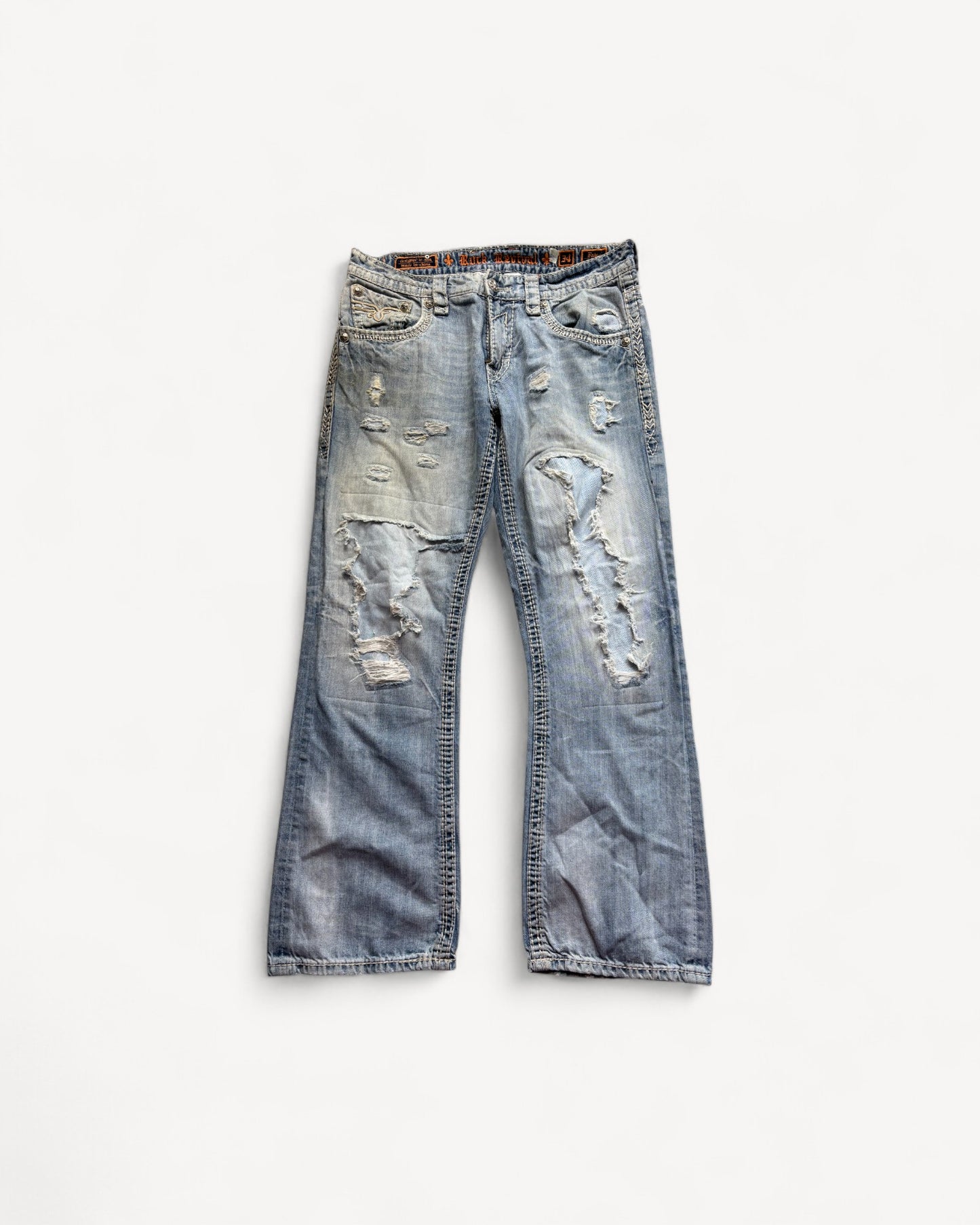 ROCK REVIVAL JEANS W34 L32 #RR17