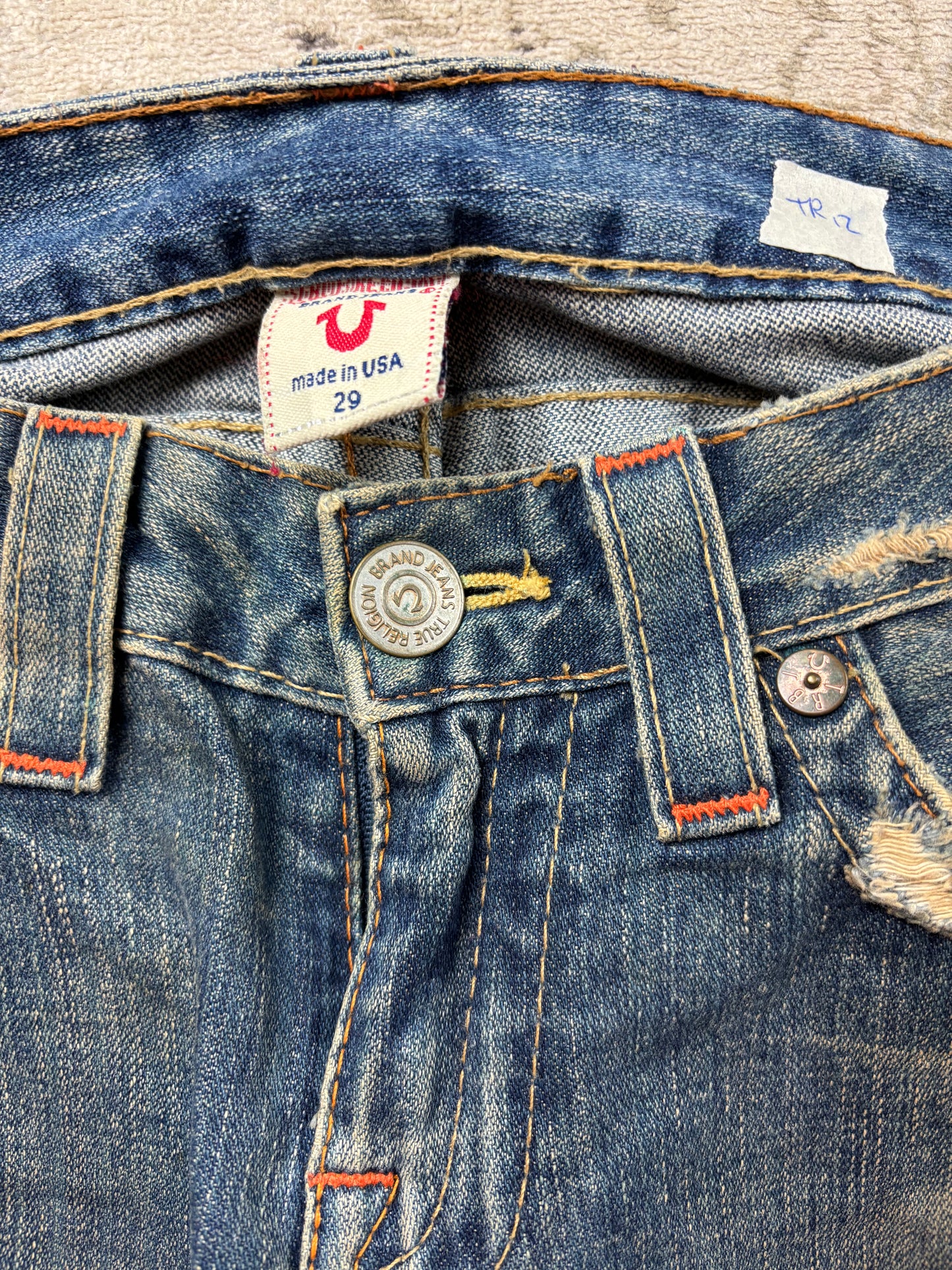 TRUE RELIGION JEANS W29 L32 #TR12