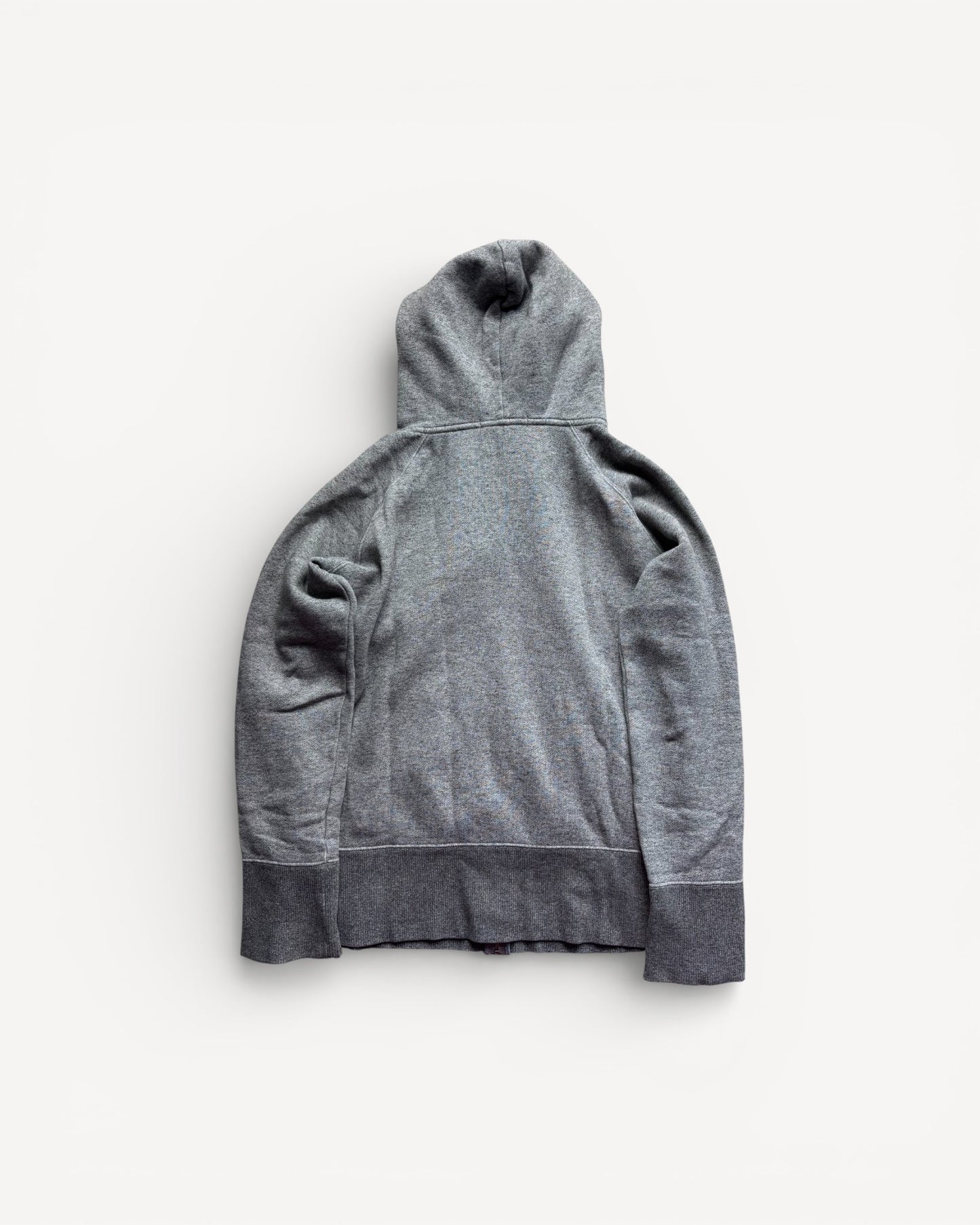 LACOSTE GREY ZIP UP HOODIE (S)