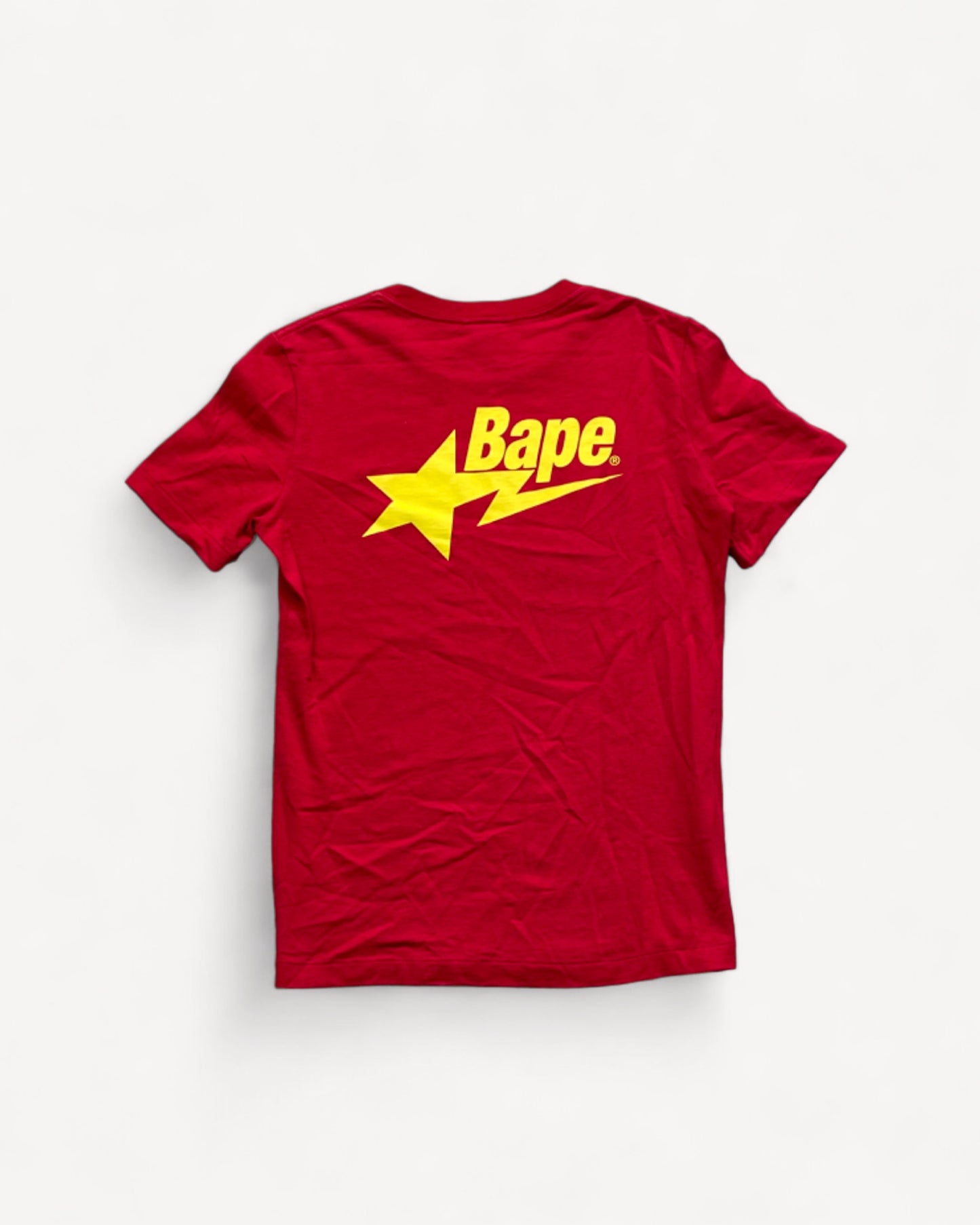 BAPE RED T-SHIRT (XS/S)