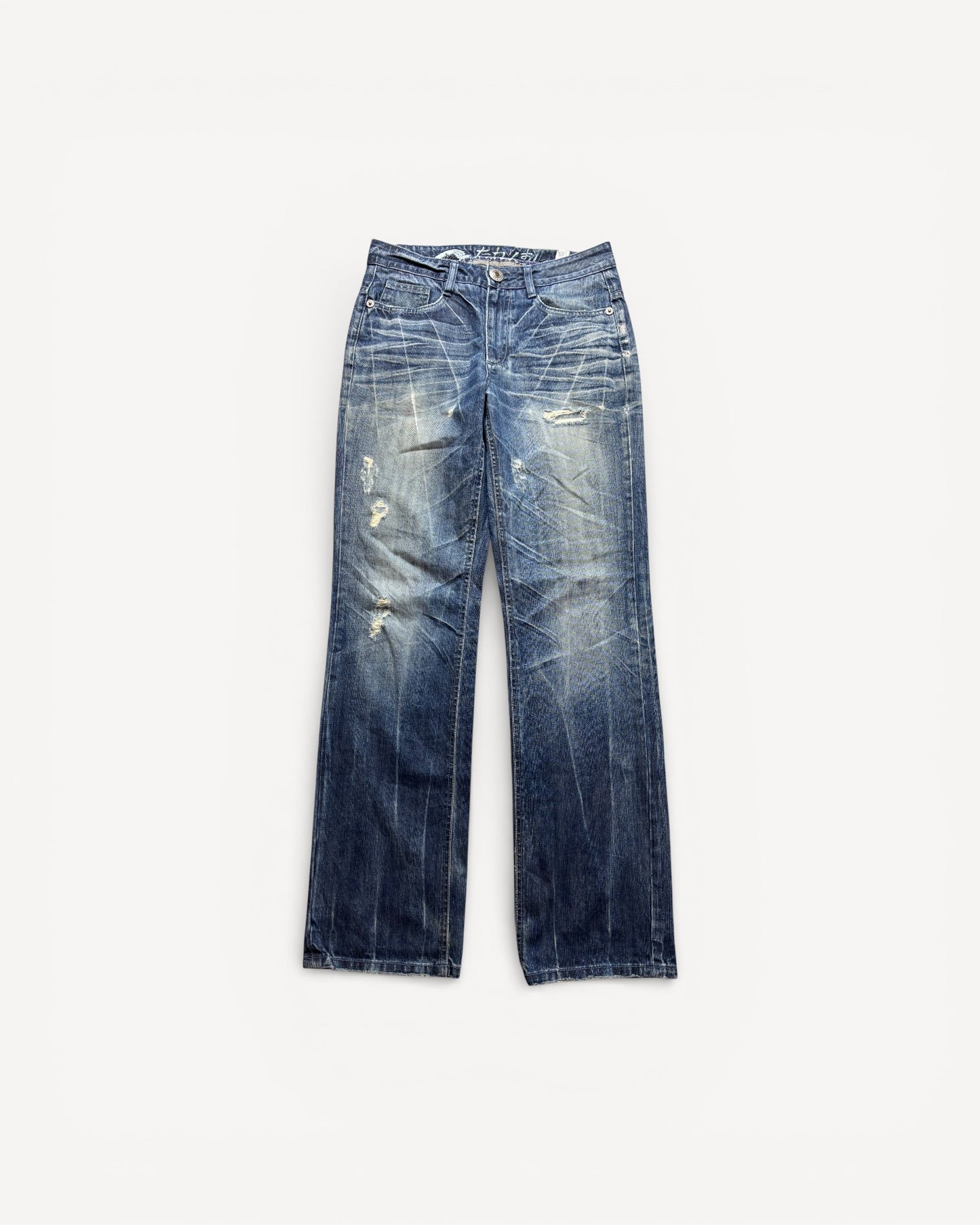 JAPANESE EMBROIDERED DENIM W31 L34 #JAP2