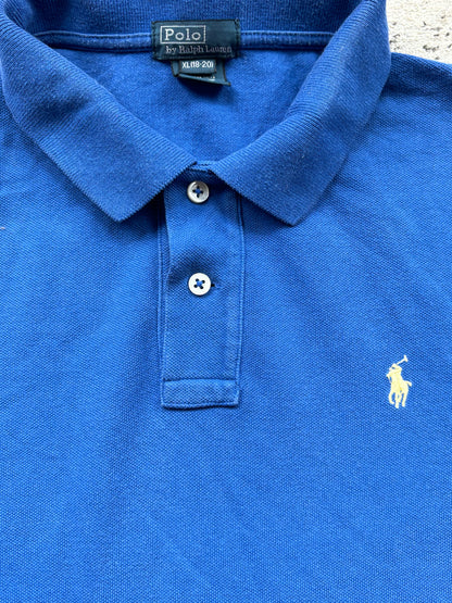 RALPH LAUREN POLO SHIRT BLUE (M)