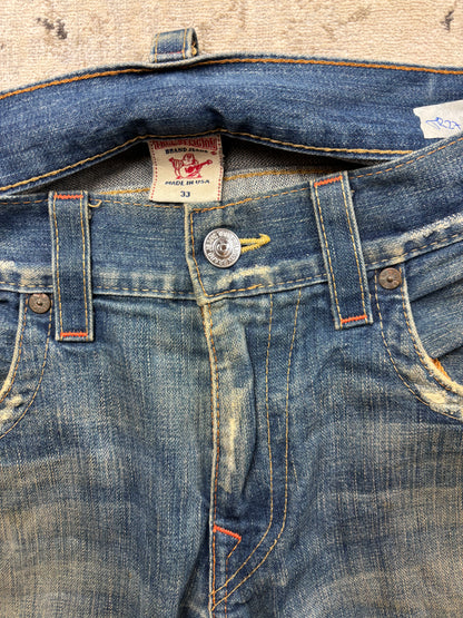 TRUE RELIGION JEANS W33 L32 #TR27