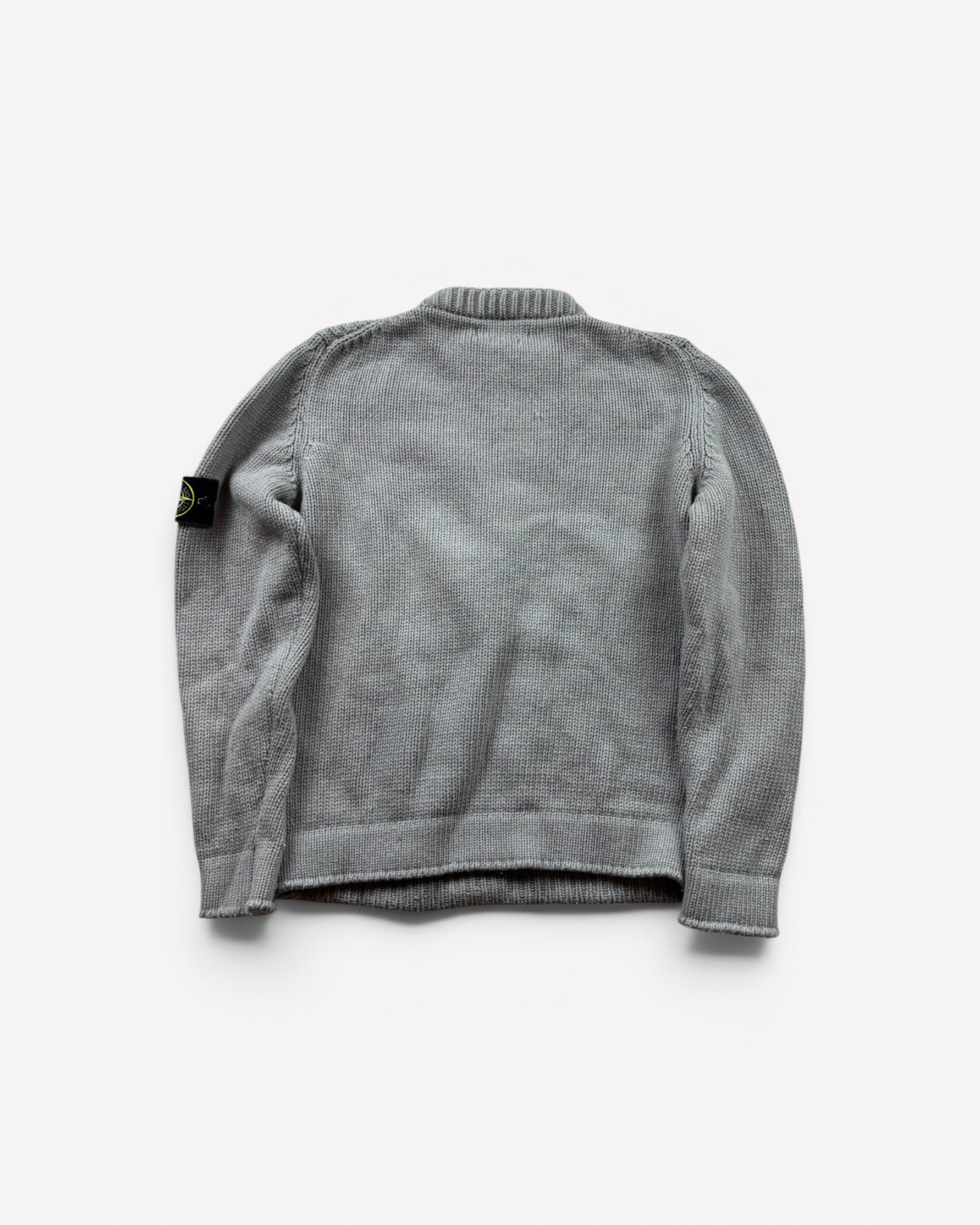 STONE ISLAND GREY KNIT (M)