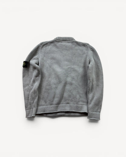 STONE ISLAND GREY KNIT (M)