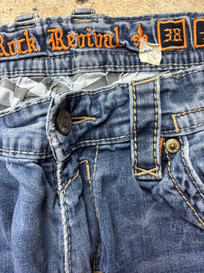 ROCK REVIVAL JEANS W38 L32 #RR22