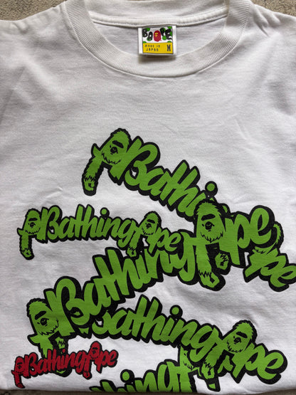 BAPE WHITE T-SHIRT (M)