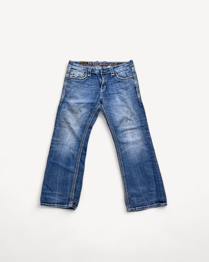 ROCK REVIVAL JEANS W38 L32 #RR20