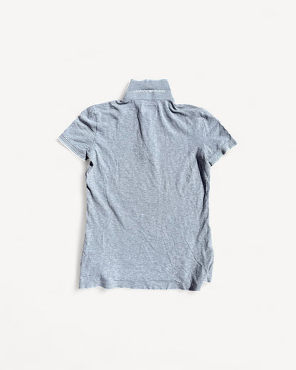 ARMANI GREY POLO SHIRT (M)