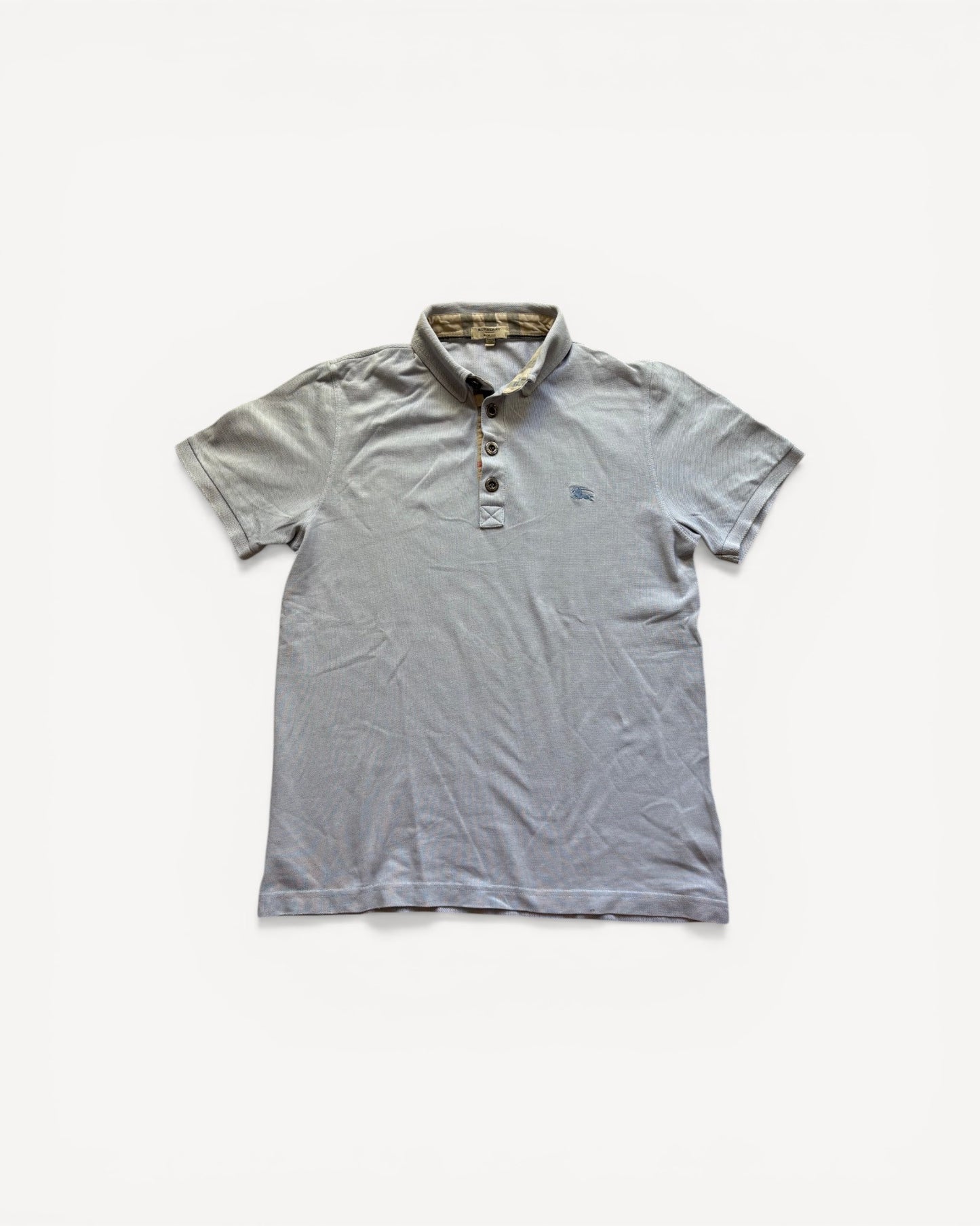 BURBERRY GREY POLO SHIRT (M)