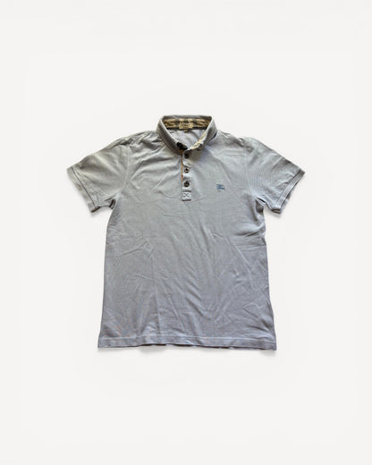BURBERRY GREY POLO SHIRT (M)