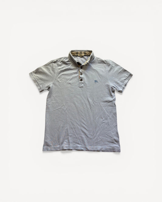 BURBERRY GREY POLO SHIRT (M)