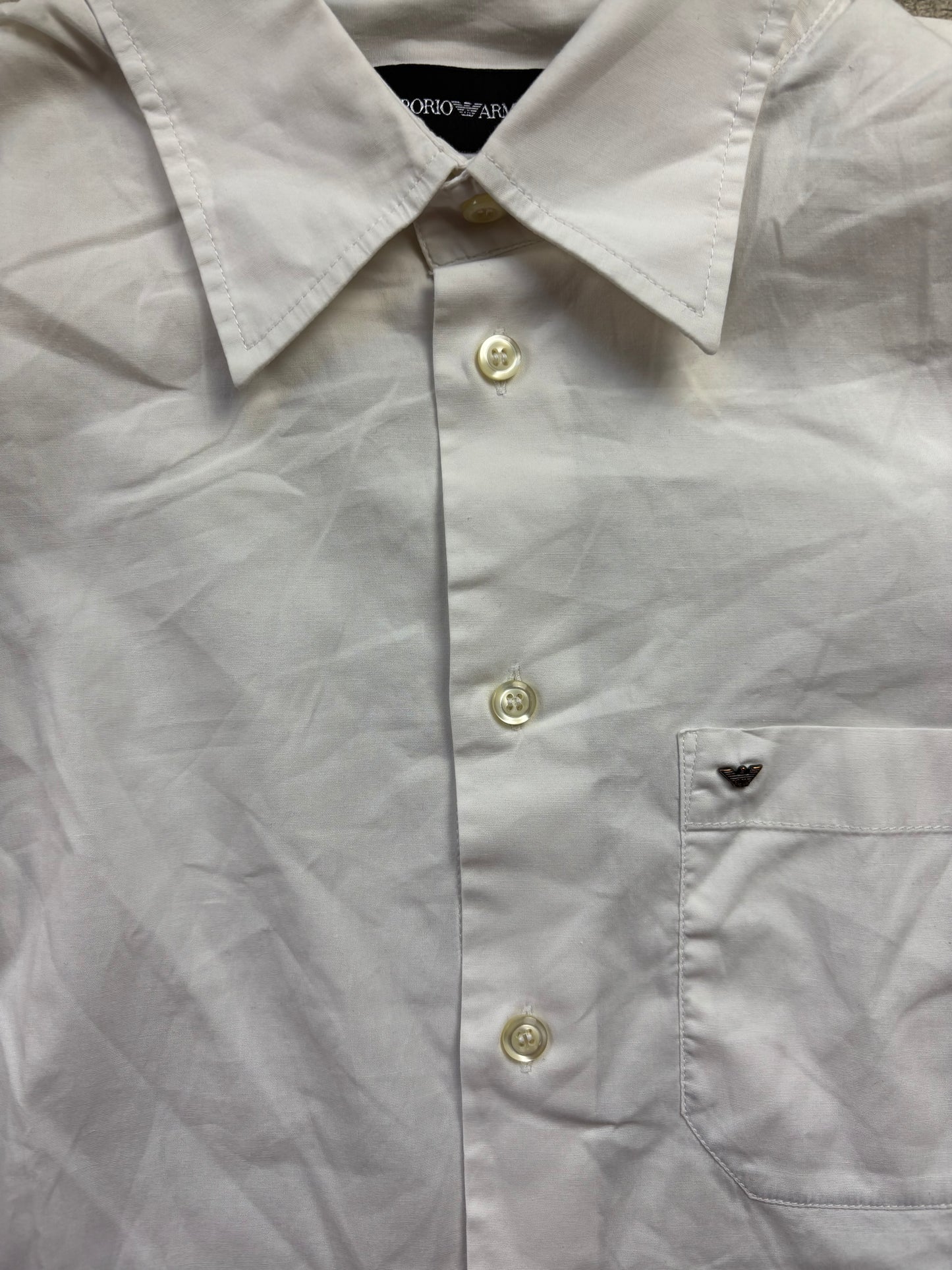ARMANI WHITE SHIRT (L)