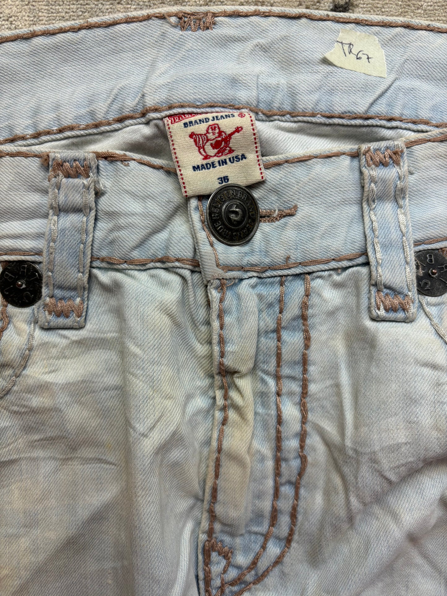 TRUE RELIGION JEANS W36 L32 #TR67