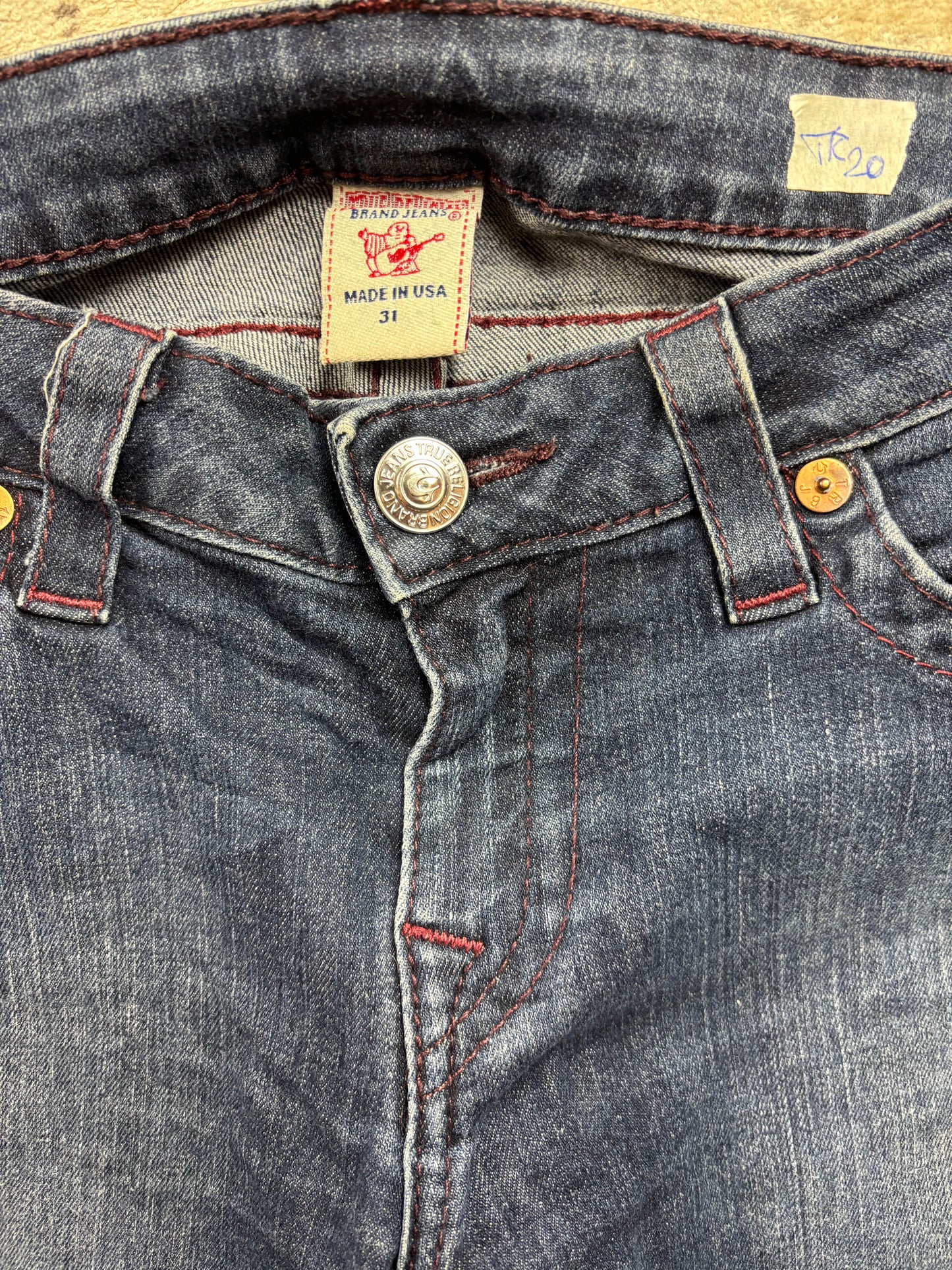 TRUE RELIGION JEANS W31 L32 #TR20
