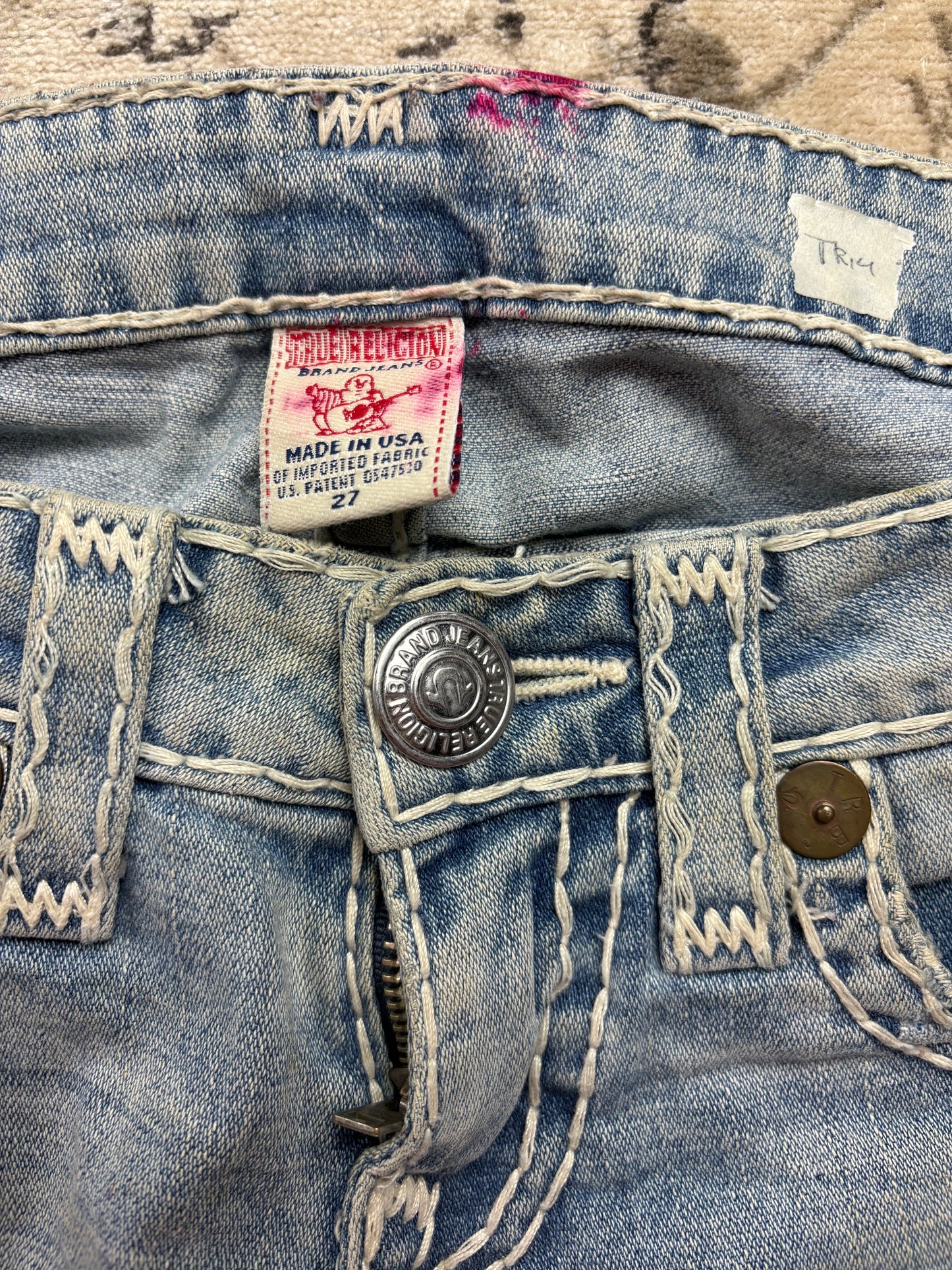 TRUE RELIGION JEANS W27 L30 #TR14