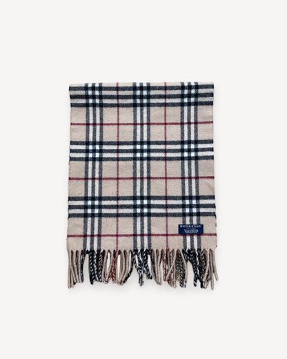 BURBERRY NOVACHECK SCARF BEIGE