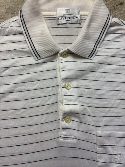 GIVENCHY WHITE POLO SHIRT (M)