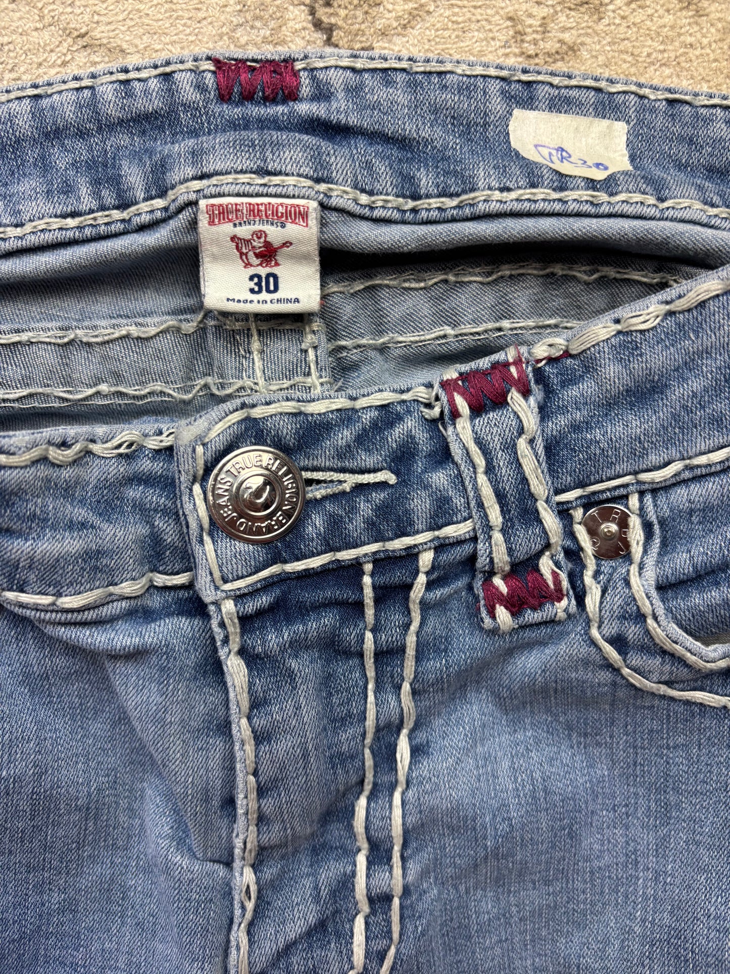 TRUE RELIGION JEANS W28 L32 #TR30