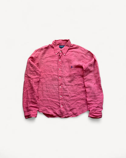 RALPH LAUREN PINK SHIRT (L)