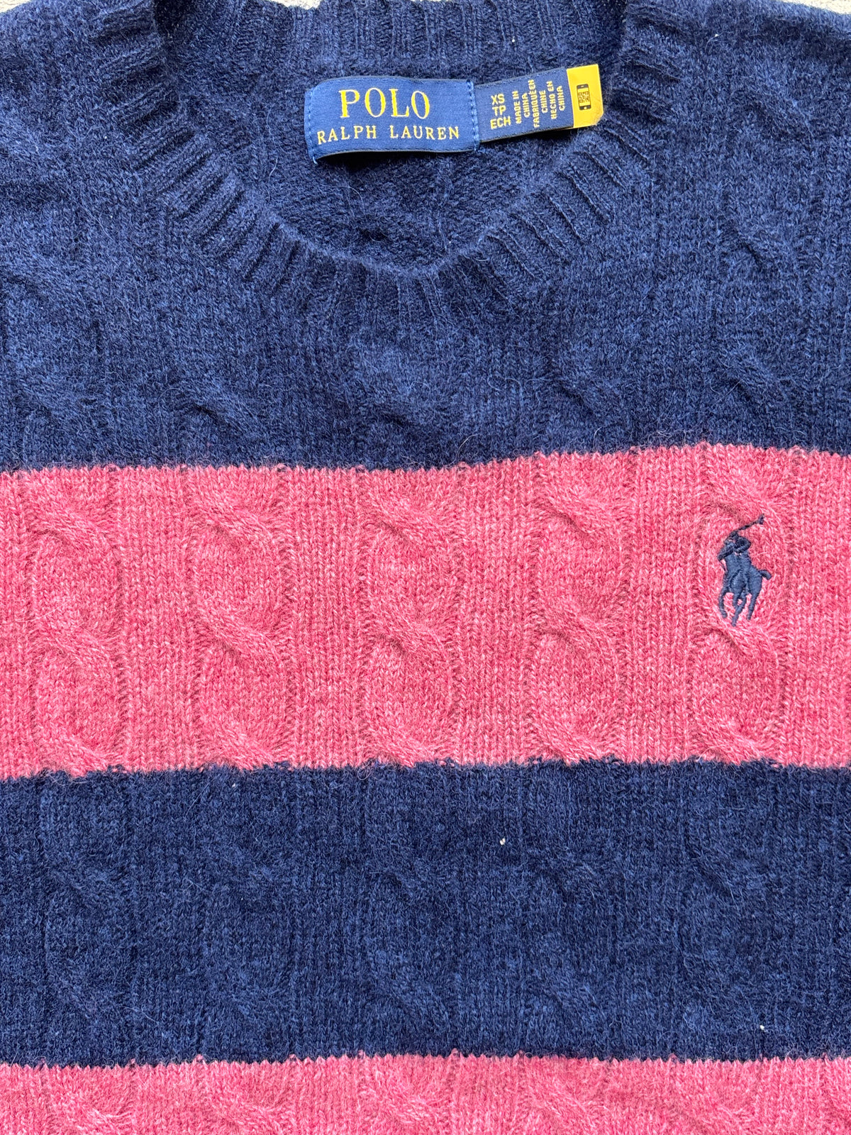 RALPH LAUREN STRIPED KNIT (S)