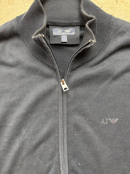 ARMANI ZIP UP KNIT (L)