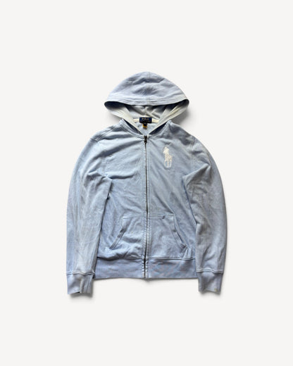 RALPH LAUREN BABYBLUE ZIP UP HOODIE (S)