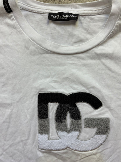 DOLCE & GABBANA WHITE T-SHIRT (L)