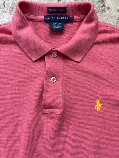 RALPH LAUREN POLO SHIRT PINK (S)