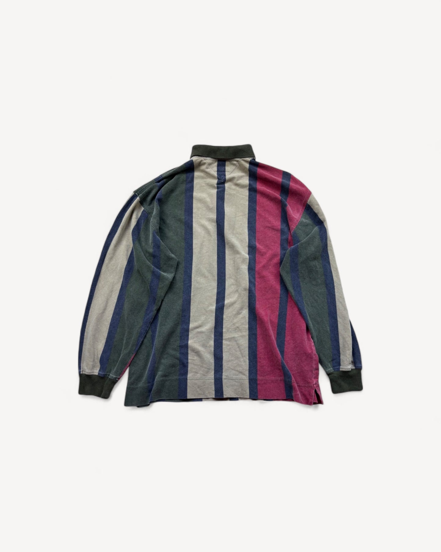 HILFIGER LONGSL. POLO SHIRT STRIPED (L)