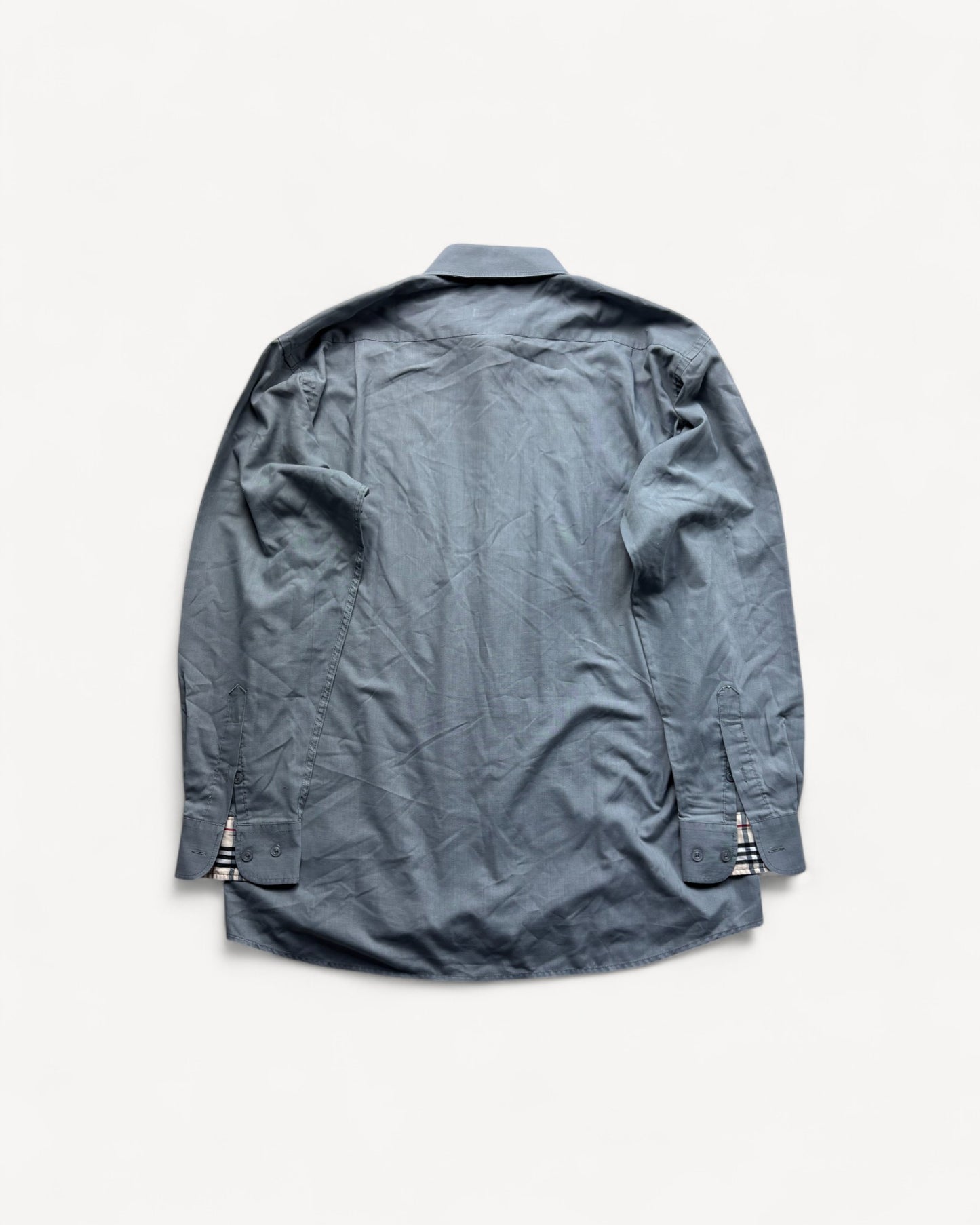 BURBERRY GREY SHIRT (XL)
