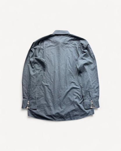 BURBERRY GREY SHIRT (XL)