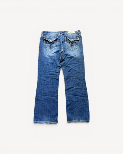 ROCK REVIVAL JEANS W36 L32 #RR49