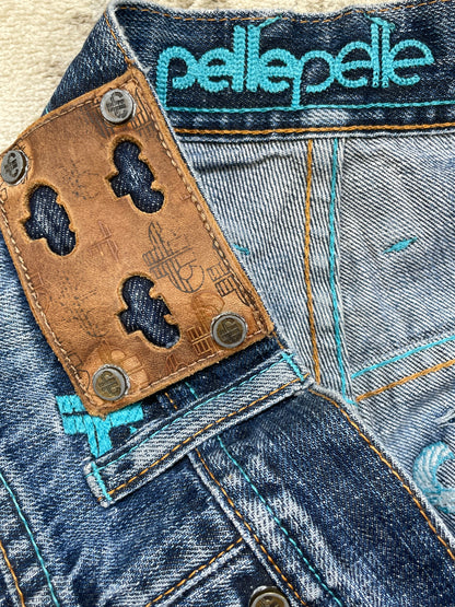 PELLE PELLE BAGGY JEANS W34 L32 #H2