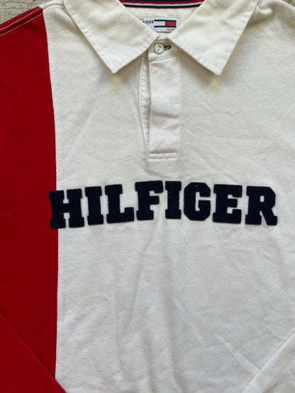 HILFIGER LONGSL. POLO SHIRT WHITE (M)