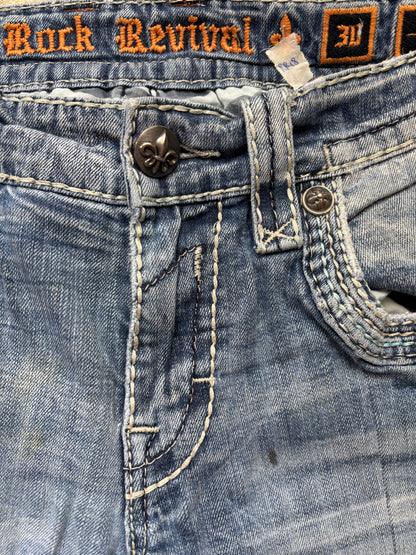 ROCK REVIVAL JEANS W30 L32 #RR18