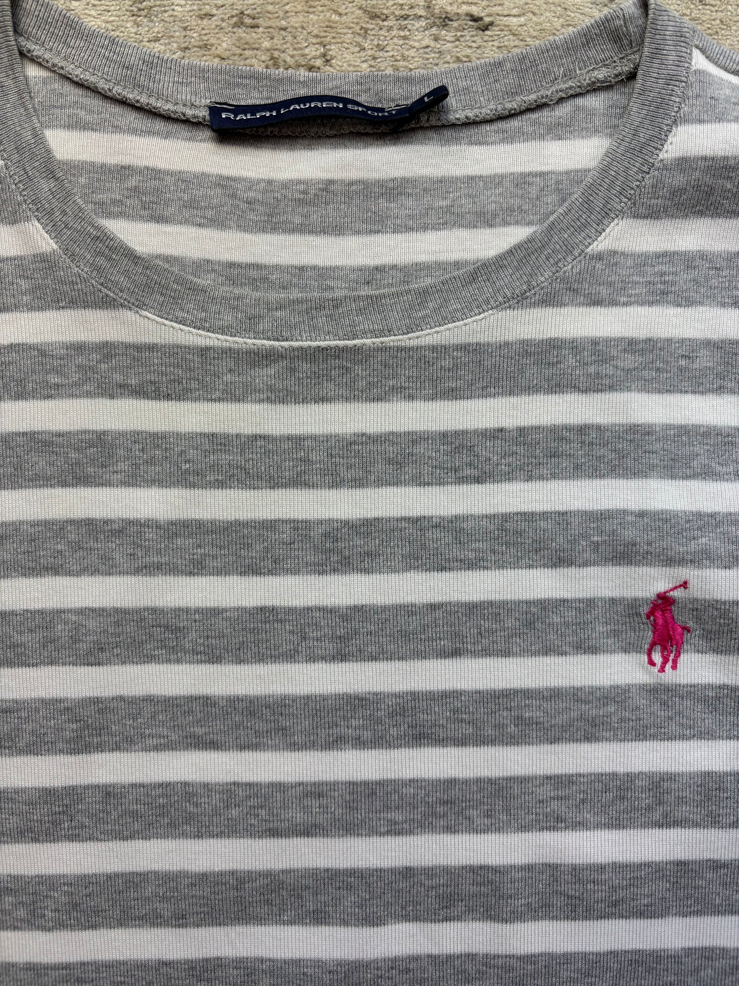 RALPH LAUREN STRIPED SWEATER (S)