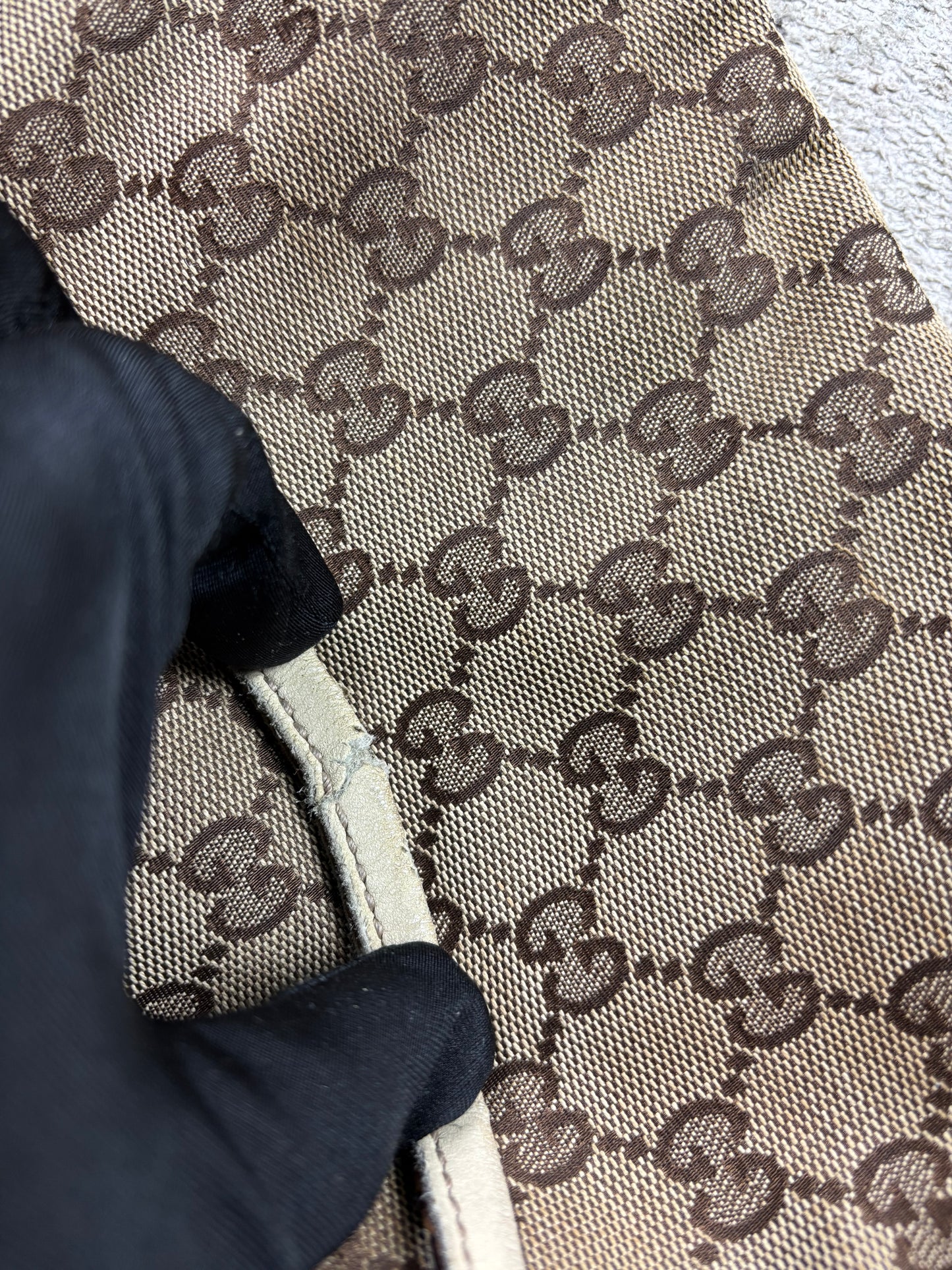 GUCCI MONOGRAM BRITT BAG