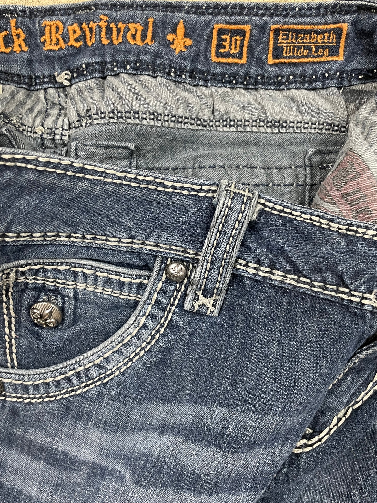 ROCK REVIVAL JEANS W30/31 L32 #RR1