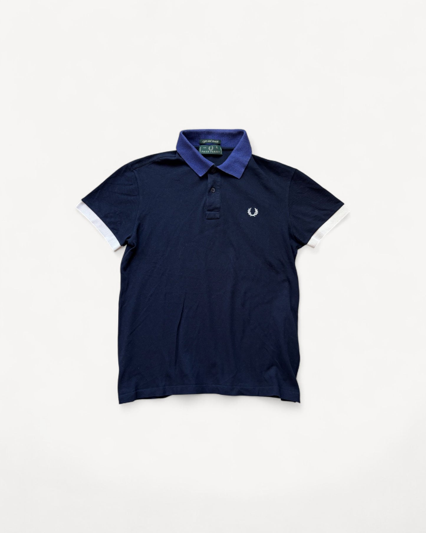 FRED PERRY POLO SHIRT NAVY (M)