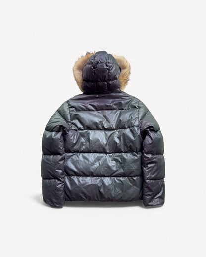 DUVETICA GREY PUFFER JACKET (M)