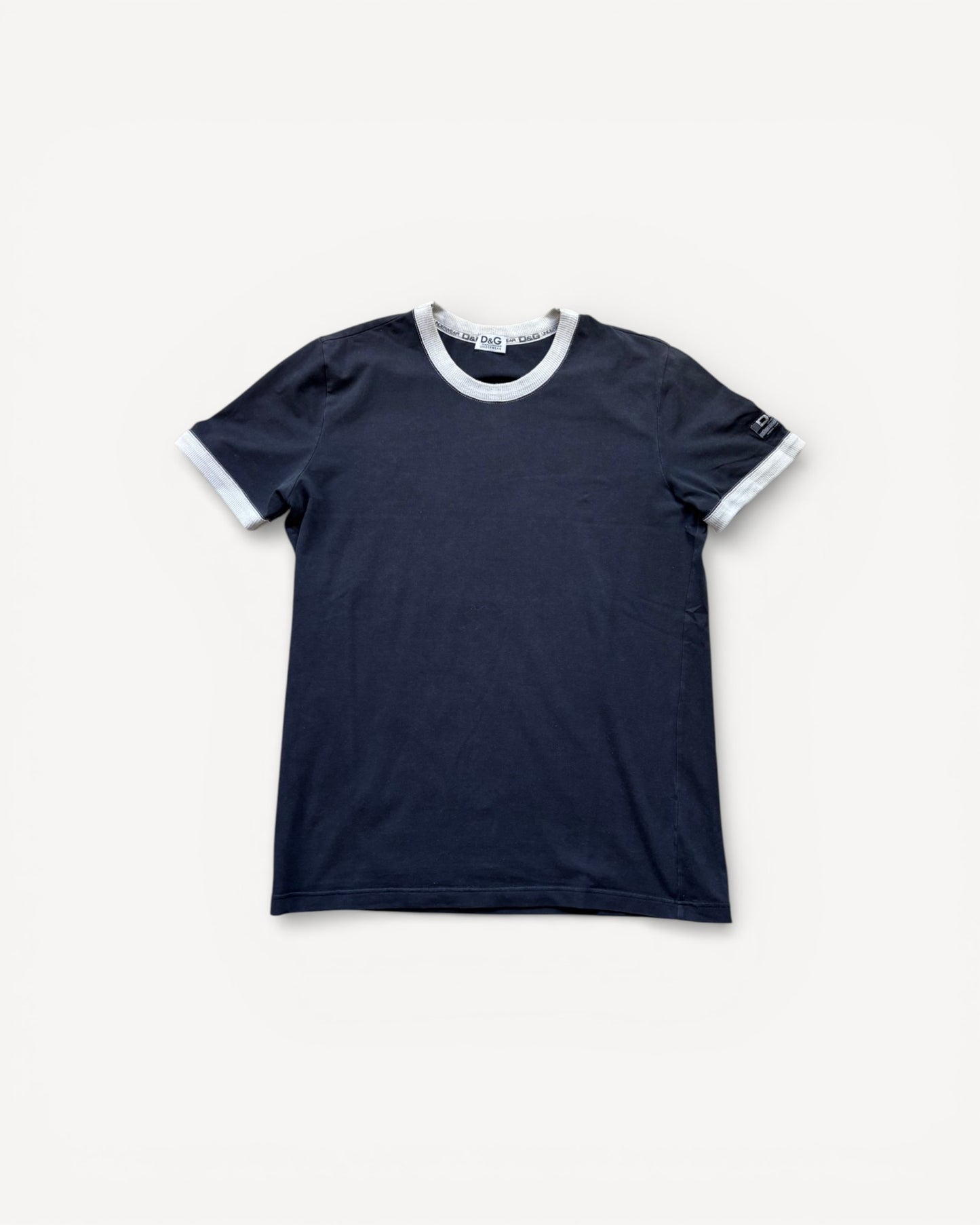 DOLCE & GABBANA BLACK T-SHIRT (M)